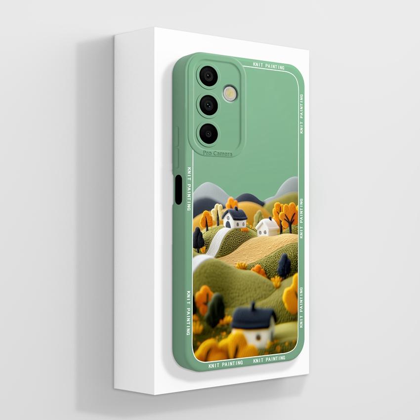 Для Samsung Galaxy A15 A16 A14 M15 M16 F13 F15 Чехол Милый Мультяшный Узор Астронавта Жидкий Силикон Защитный Чехол От Падений Для Samsung Чехол