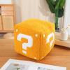 Mark Mario Question Box Plush Toy Cartoon Stuffed Doll Room Sofa Gift Decoration