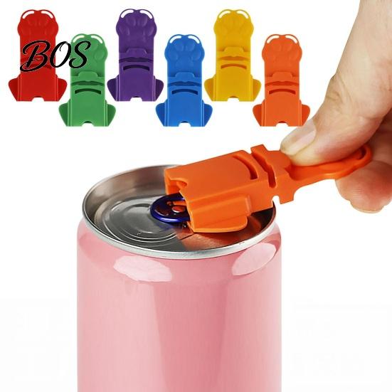 Beer Opener 6Pcs Easy Can for Soda Beer, Handheld Pull Tab Lifter Bottle with Lever Design, Safe No Sharp Edge Tool Women Elderly One Hand