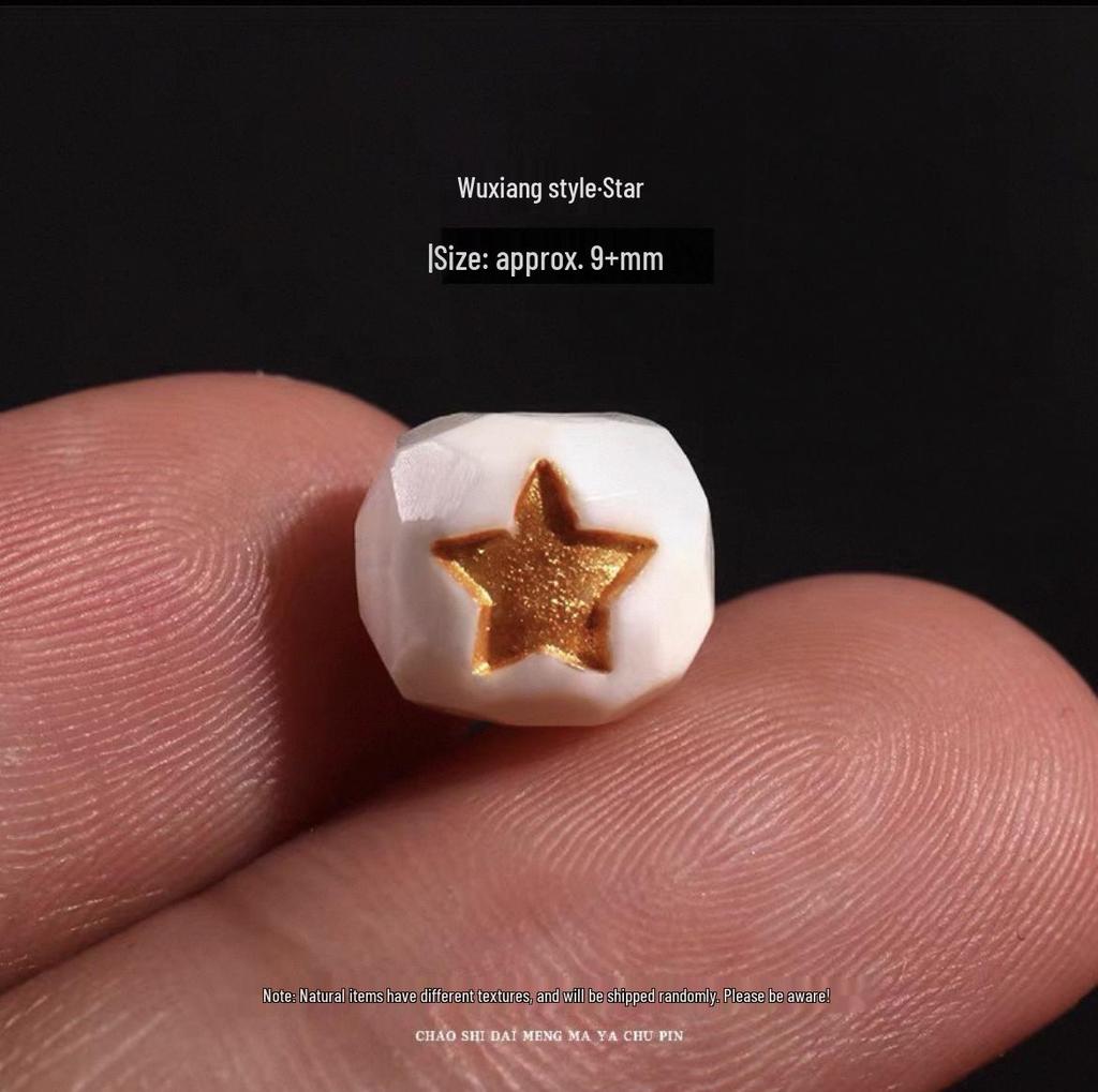 Браслет из мамонтовой кости в виде бочонков с Солнцем, Луной и Звездами, с буддийскими аксессуарами Кинг-Конг Бодхи