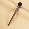 Makeup Brush Amber Series Carved Tube Animal Hair Brushes -Pony Goat Hair Blush Brush -Peach Shape Pen -F233