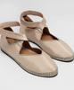 Sveti Stefan Elastic Band Ballerina Loafers_Cream Collar