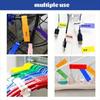 Waterproof Cable Labels Tags Self Adhesive Label Stickers Colorful Cord Labels Makers  Wire Labels