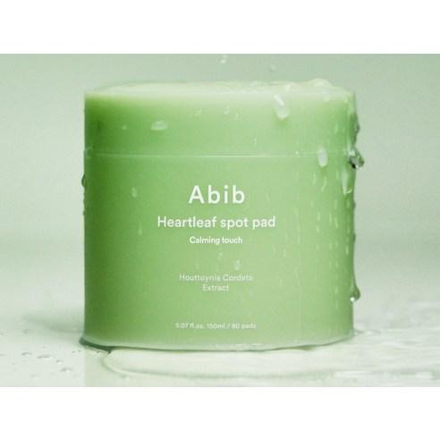 [Quick Soothing] Abib Heartleaf Calming Touch Spot Pad Soothing Exfoliating Toner Pads 80 Pads + Refill 80 Pads Set 150ml x 2