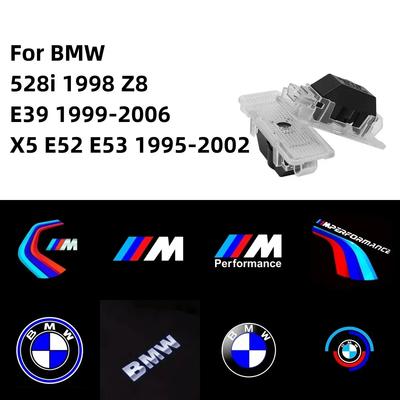 Для старых BMW E39 1999-2006 X5 E52 E53 1995-2002 528i 1998 Z8 Светодиодные HD-проекторы с логотипом на двери автомобиля, приветственные «призрачные» огни, лампы