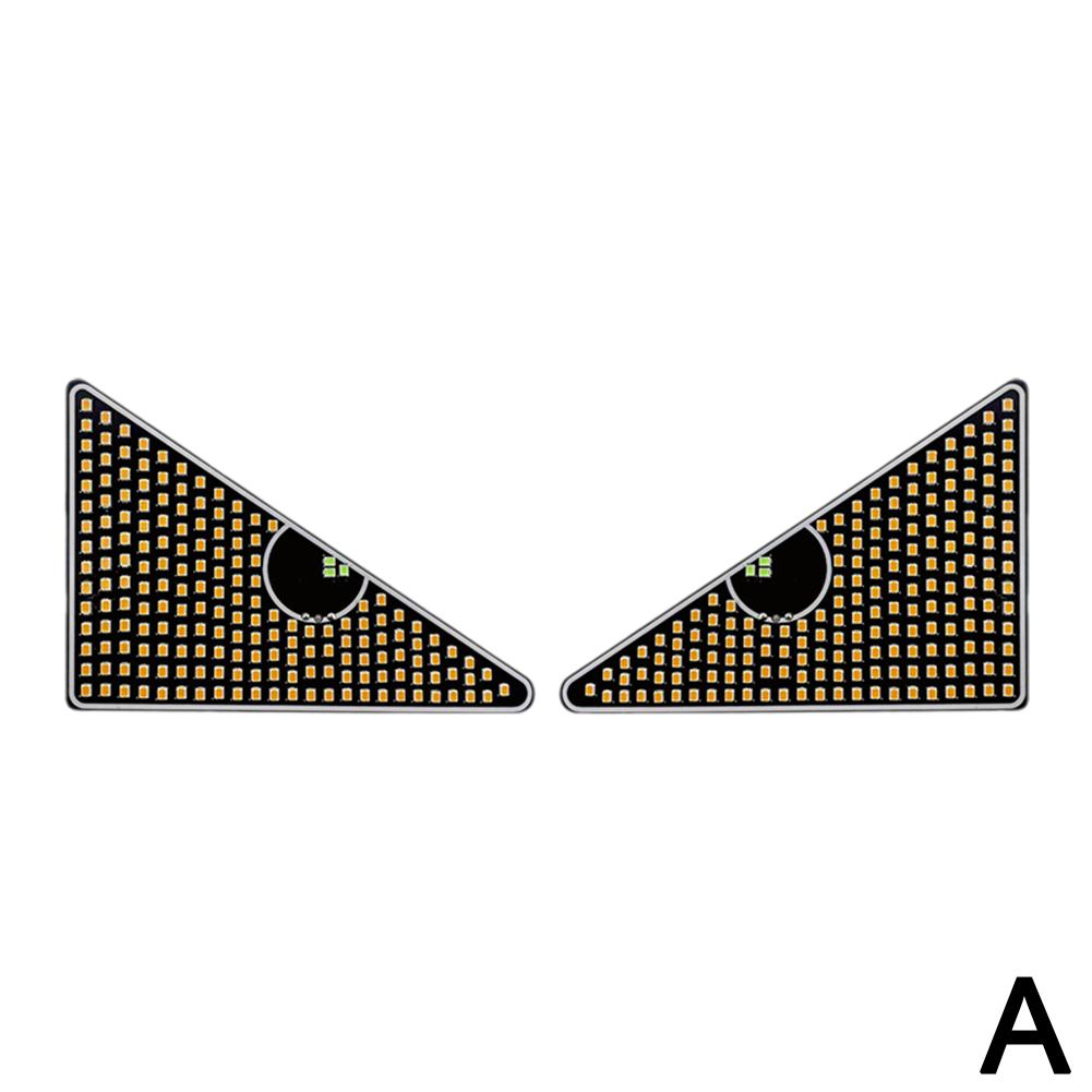 Автомобильное лобовое стекло светится гибкая светодиодная панель Devil Eyes светодиодные сигнальные огни мигающие светодиодные декоративные огни для автомобильного лобового стекла K8O8