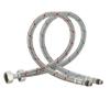 1Pair Basin Faucet Connector Stainless Steel Woven Water Tube Replacement Plumbing Hoses Bathroom