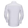 Russell Collection Mens Poplin Tailored Long-Sleeved Formal Shirt
