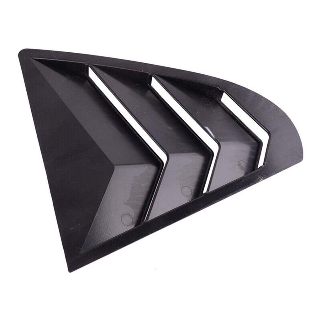 Car Rear Window Shutter For Mitsubishi Lancer EX X EVO 2008-2018 Side Vent Louver Cover Trim Accessories Carbon Fiber Style