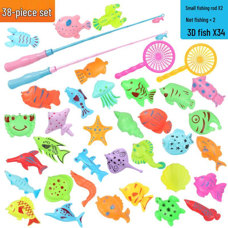 Детский магнитный набор для рыбалки – Летняя развивающая ролевая игра для детей