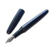 WANCHER DREAM PEN True Ebonite Marble Blue Cigar Shape Fountain Pen Extra (EF Fine)