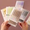 Morandi Quick-Drying Push Gel Pen Set - High-Value Student Signature and Brush Ballpoint Pens