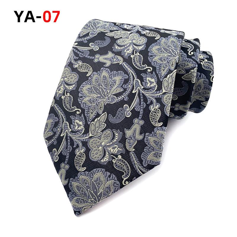 Cozy Up 3,15 дюйма(8 см) Модный полосатый мужской галстук с узором Пейсли в клетку с цветочным узором для свадьбы
