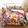 Inazuma Eleven GO Bedding Set Duvet Cover + 2 Pillowcases Sports Soccer Anime Raimon Team Spirit Beast Bedroom Decor