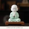 Creative Monk Tea Pet Ornaments,Ceramic Figures, Zen Tea set,Chinese Gongfu Tea Accessories,Home Decoration