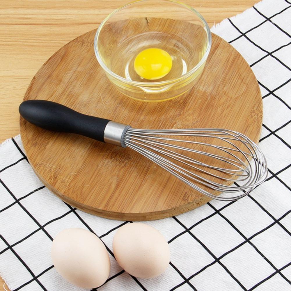 Balloon Shape Stainless Steel Wire Whisk 12 Inch Egg Mixer Kitchen Baking Tool Cream Mixer  Batter
