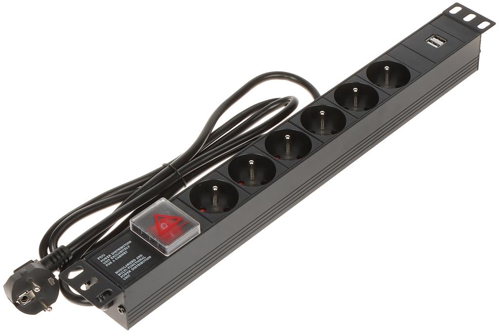 Power Strip Pd-6/R-Usb