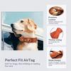 AirTag Leather Protective Cover Collar for Pet Dogs Apple Tracker Positioning Anti-loss Neck Ring