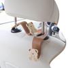 2pcs Car Hooks Creative Bear Storage Hooks Multi Functional Hooks Car Interior Accessories