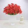 2Pcs Artificial Lily Flower 10 Fork 30 Heads Realistic Fake Silk Flower UV Resistant Wedding Party Indoor Outdoor Garden Yard Faux Flower Plants