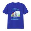 Get FiT T Shirt Start Walking tee Fitness tees exercise gift for walker classic vintage Washed Comfortable designer clothes