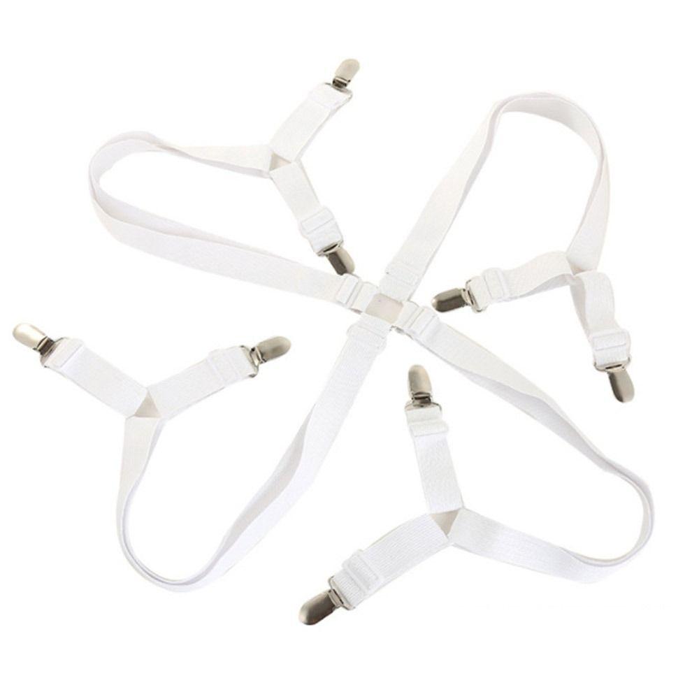 Non-Slip Bed Sheet Holder Adjustable Fixing Strap Grippers Durable Clothes Pegs  Blankets