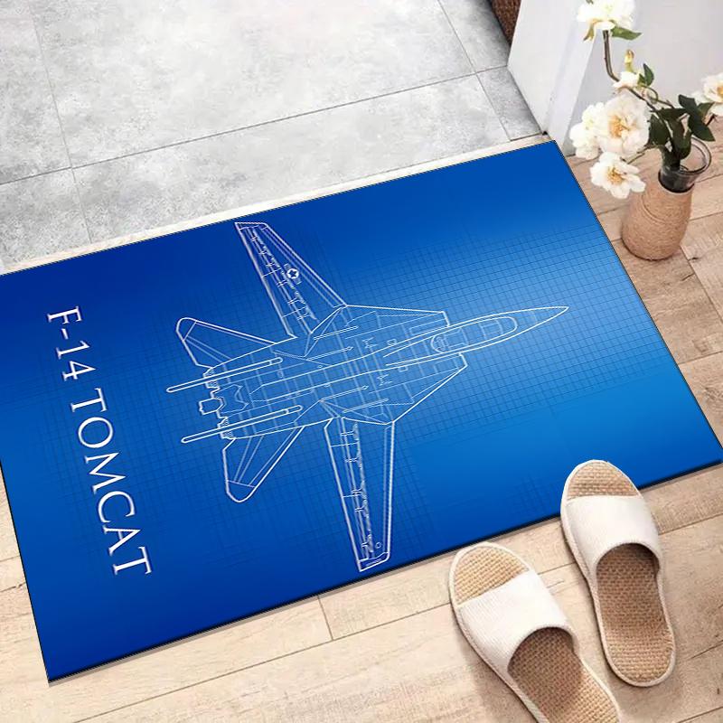 Tomcat Polyester Carpet, Soft Indoor Mat for Office Chair, Living Room, Computer Desk - Decorative Home Office Rug Design
