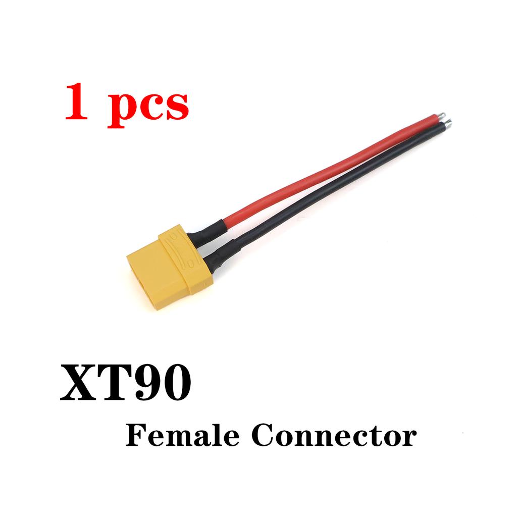 XT60 XT30 XT90 T-образный EC5 Разъем Папа Мама Косичка 10 см 12AWG 14AWG 16AWG Силиконовый Провод для RC Lipo Аккумулятора