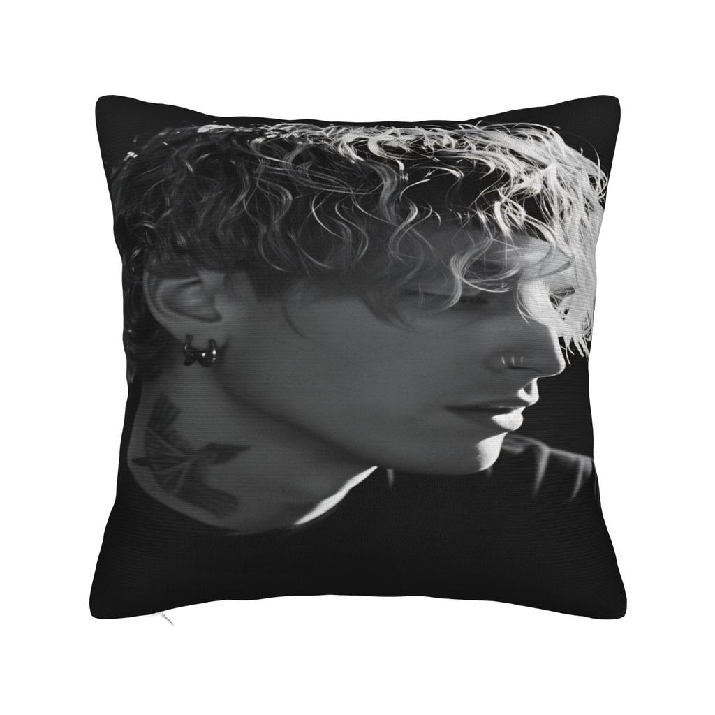 Machine Gun Kellys MGK Pillow Case Vintage Pillow Cover Comfy Pillowcases For Sofa Couch Bed Living Room