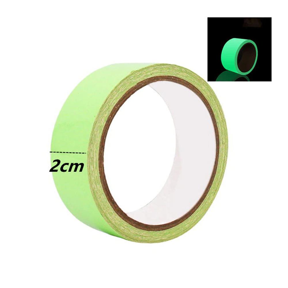 1 рулон светящейся ленты, самоклеящаяся светящаяся в темноте водонепроницаемая флуоресцентная клейкая лента