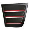 Для Dodge Charger 2011-2021 Накладка на боковое окно жалюзи воздухозаборник черная