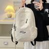 Large Capacity Backpack Men's Letter Print Schoolbag Women's Backpack
