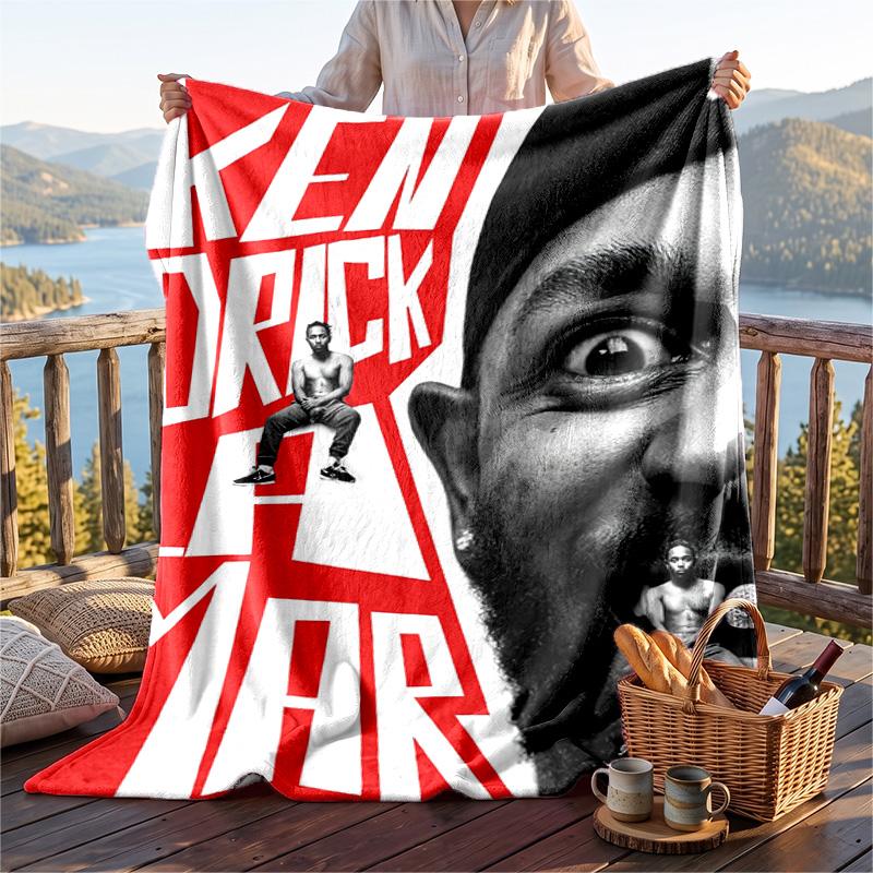 Warm Flannel Throw Blanket,Kendrick Lamar Lightweight Cozy Blanket For Bed Sofa And Daily Use