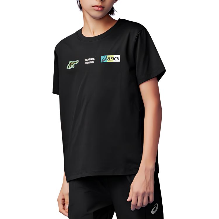 Kids' ASICS Kids T-Shirts Crew Neck Moderate Non-Stretch