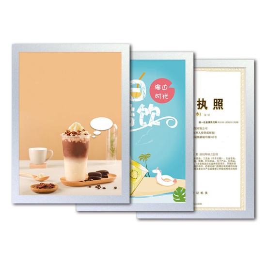 10 шт. A3/A4/A5/A6/8K магнитный держатель для знаков настенный самоклеящийся фоторамка для показа фотографий документ бумага постер произведение искусства картина держатель