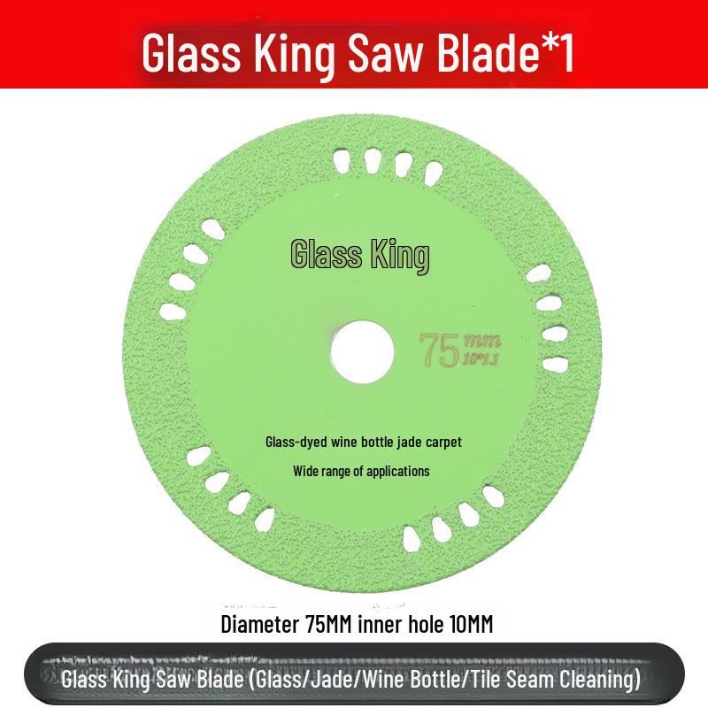 Мини-лезвие для угловой шлифовальной машины 3 дюйма - отрезной диск 75 мм для дерева, металла и плитки, внутреннее отверстие 10 мм