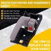 OCPTY Door Handle Interior Passenger Right Side Replacement fit 2001-2007 Sequoia 2004-2006 Tundra Inside Door Handle Gray