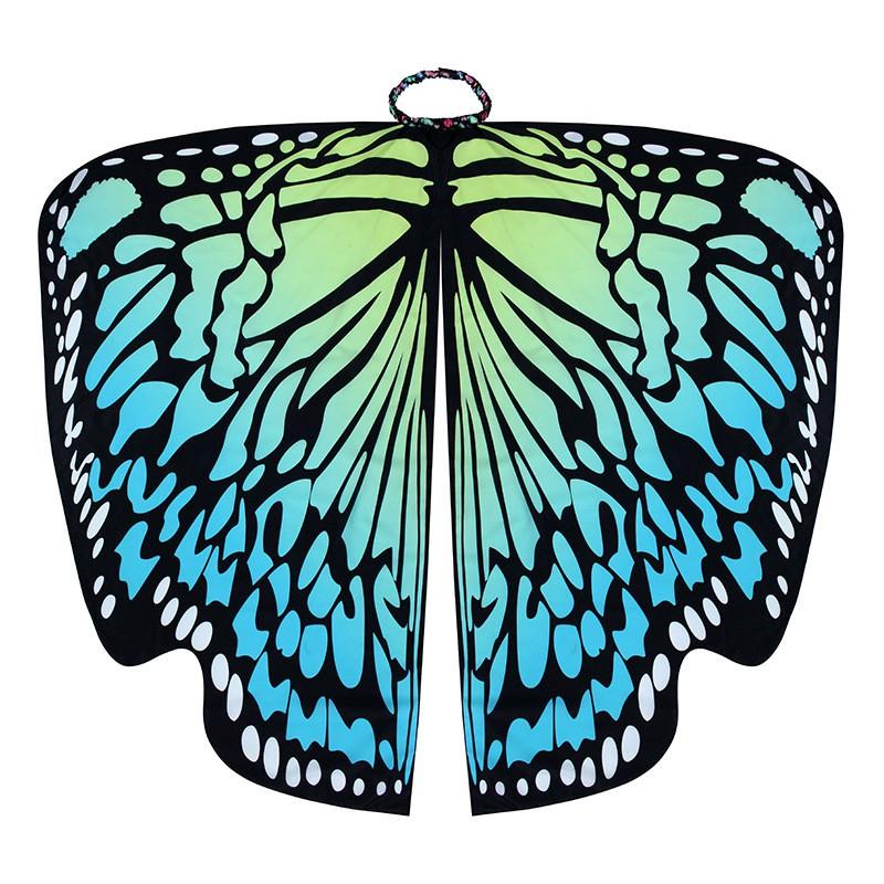 Halloween Butterfly Wings Cape Cosplay Costume Adults Role Play Party Wear