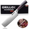 GRILLOX Chinese Knife Cleaver 17cm Kitchen Knife Chef's Knife Sharp