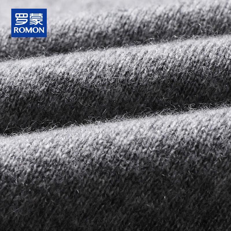 ROMON Мужской толстый пуловер с полуворотником из чистого кашемира