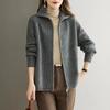 Sweaters Coat Cardigan for Women Large Size Autumn Winter Loose Long Sleeve Knit Solid Color Sweaters Jacket