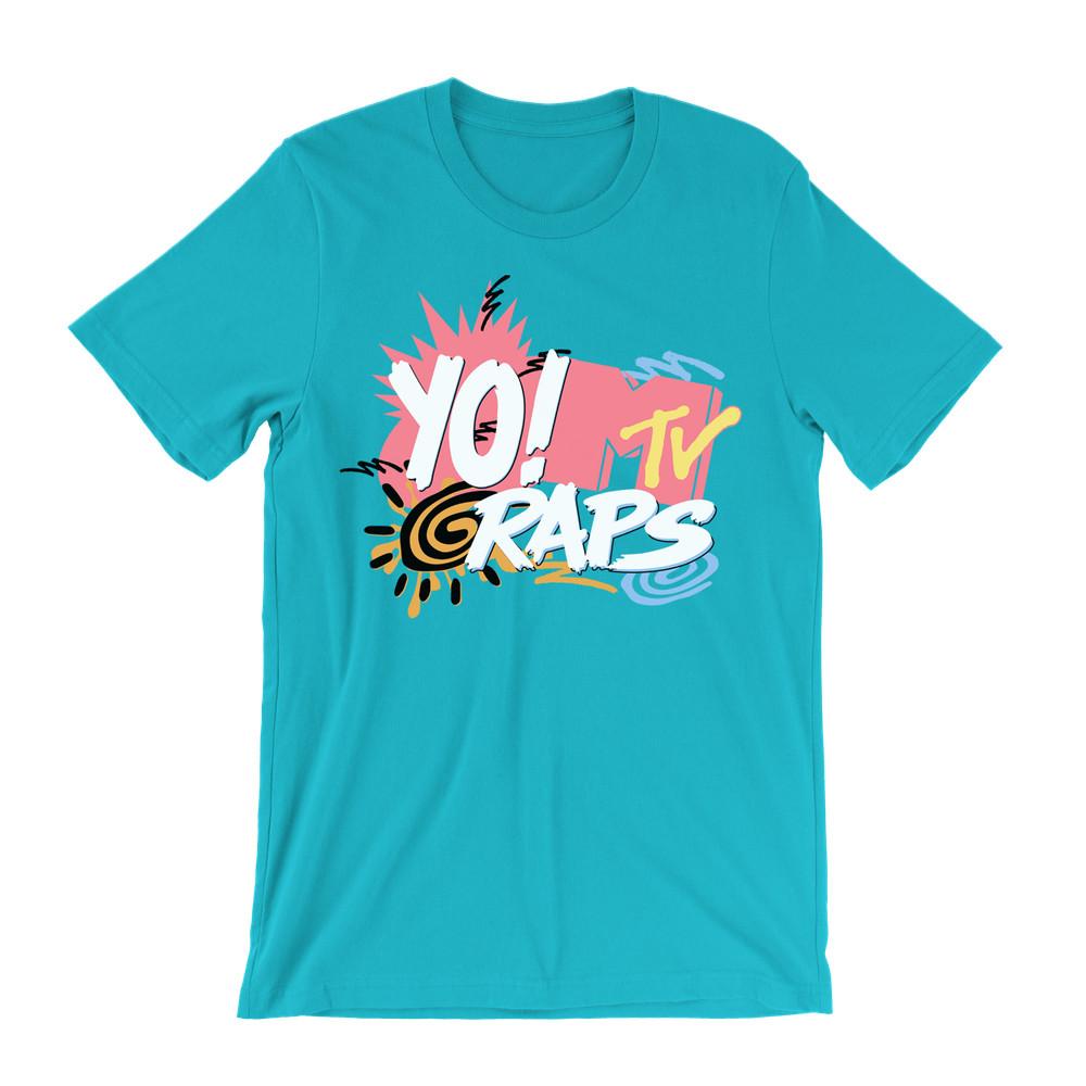 Эй! Футболка MTV Raps - Old school хип-хоп 80-х Fab 5 Freddy Ed Lover музыкальное видео Унисекс Футболка
