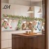 Easy Apply Window Ornament Christmas Stockings Sticker, Static Cling Removable Decal, Waterproof Seasonal Reusable Stickers PVC Decal for Glass Doors,