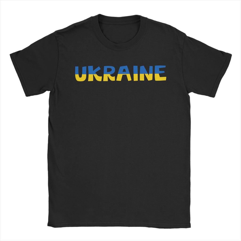 Футболка с Гербом Украины Летняя Футболки с Флагом Украины Мужские Чистый Хлопок Круглый Вырез Большой Размер 5XL Футболки С Коротким Рукавом Y2K Футболка