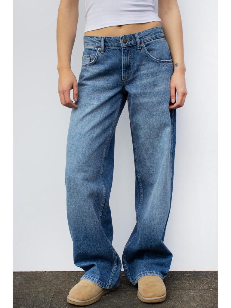 European & American Washed High Waist Wide Leg Jeans