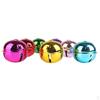 20pcs 40mm Colored Bells DIY Christmas Decoration Pendants Jewelry Crafts