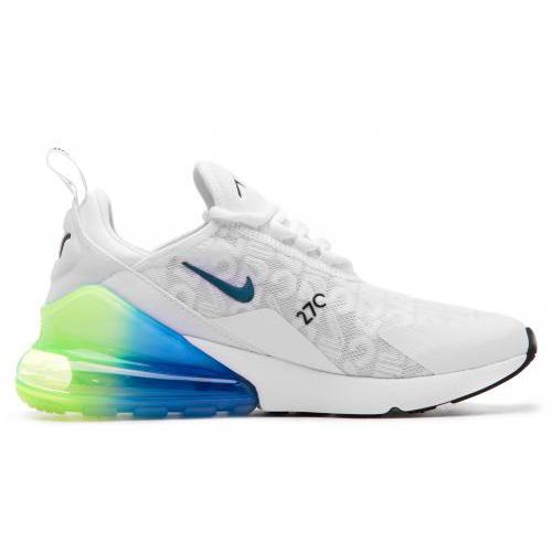 Nike Air Max 270 Белый Лаймовый Взрыв Фото Синий AQ9164-100