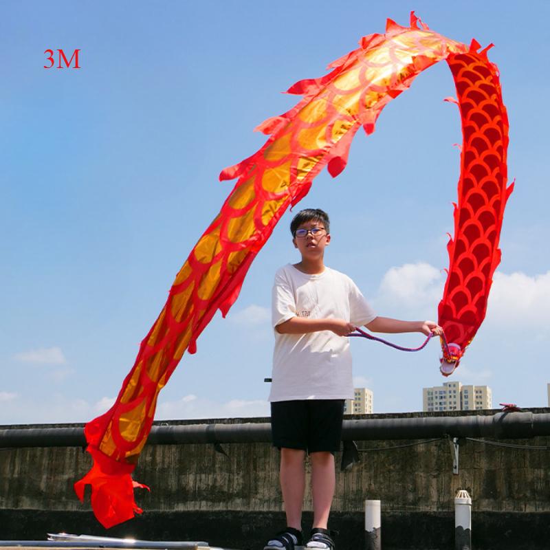 3/5M китайский стиль дракон танец реквизит для детей карнавал фестиваль китайский Новый год квадрат представление забавный реквизит для практики