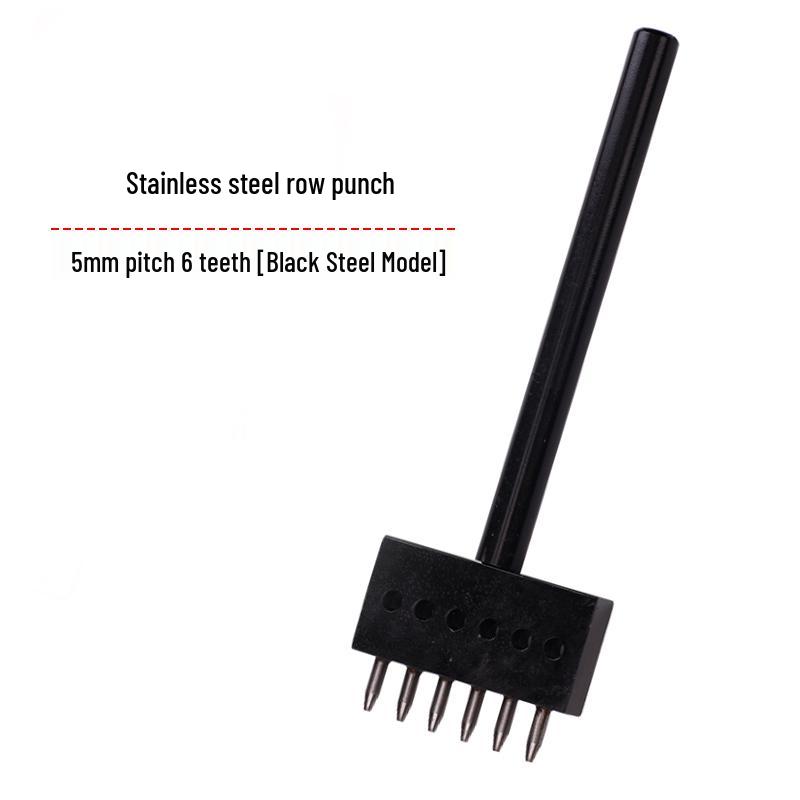 Ручной DIY Пробойник для Кожаного Ременья - Круглый Рядный Инструмент