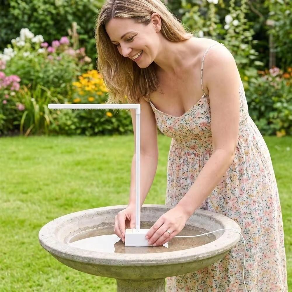 Plastic Bird Bath Fountain USB Submersible Pump NEW Parrot Bathing Pump